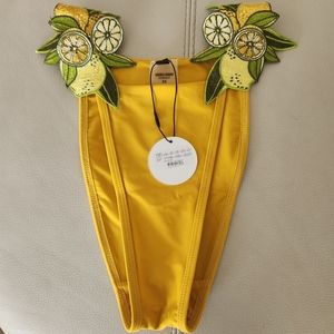 Mona mustard bikini bottom
